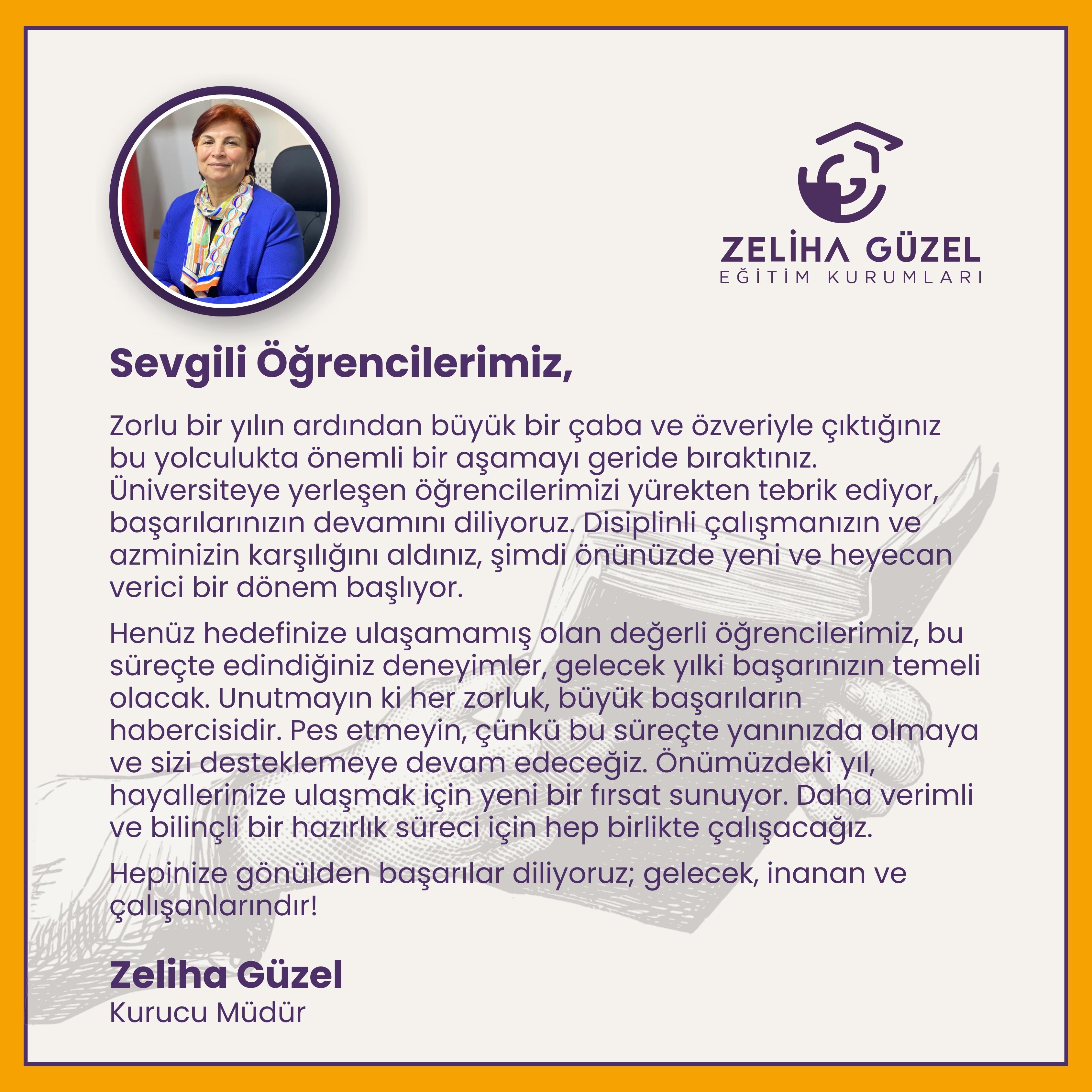 Osmaniye Zeliha Güzel Eğitim Kurumları