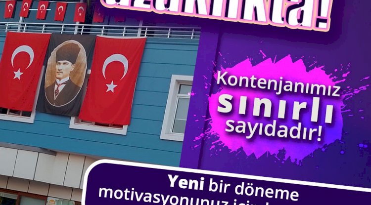 Hayaliniz bir adım uzaklıkta